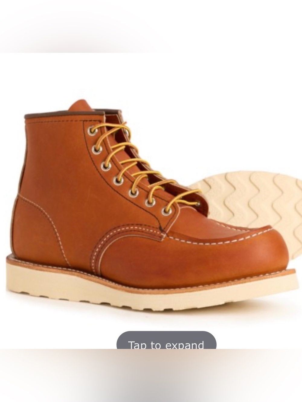 Red Wing Shoes Moc Toe Boots - Chestnut